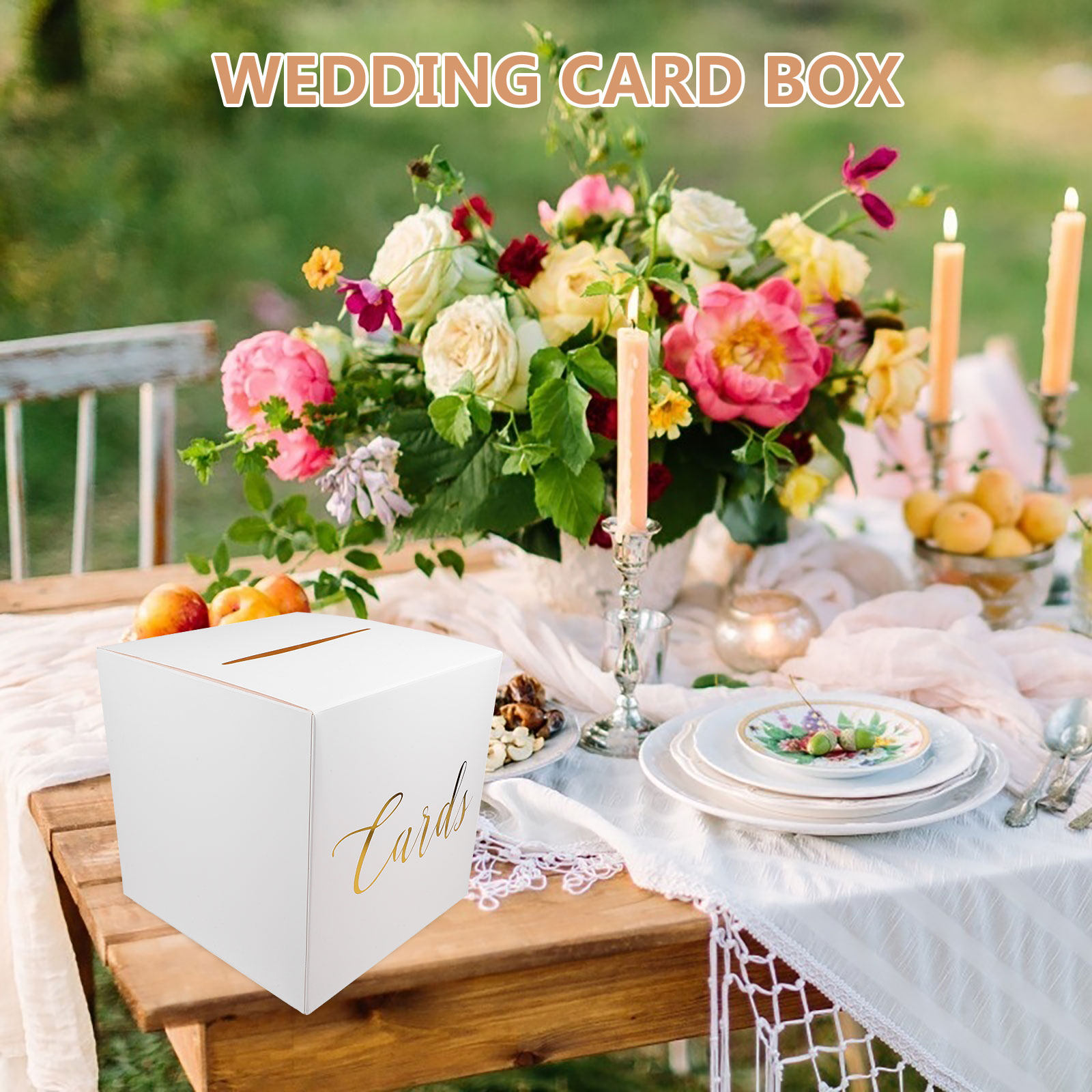 1 zestaw pudełek na kartki ślu – Wedding Card Box recenzja i cena