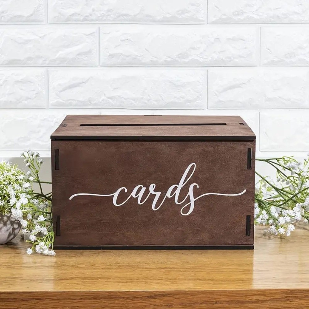 Nowe drewniane pudełko na kart – Wedding Card Box recenzja i cena