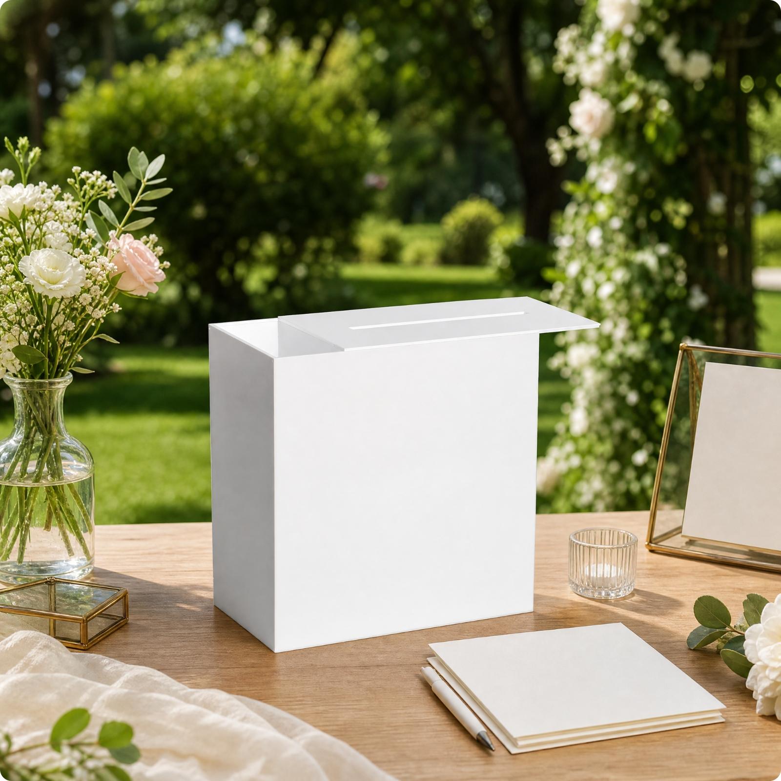 Przezroczyste akrylowe pudełko – Wedding Card Box recenzja i cena